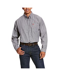 Ariat Men's FR Solid Twill Durastretch Work Shirt