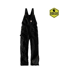 Carhartt Men's Duck Zip-to-Thigh Insulated Bib