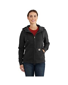 Carhartt Women's Midweight Full Zip Hoodie, Color: Black