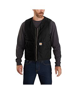 Carhartt Men's Big Washed Duck Sherpa Lined Vest