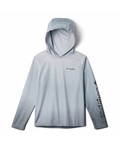 Columbia Youth Super Terminal Tackle Hoodie, color: Cool Grey