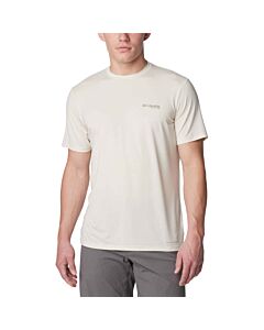 Columbia Men's PFG Uncharted Short Sleeve Tech T-Shirt, COLOR: STONE