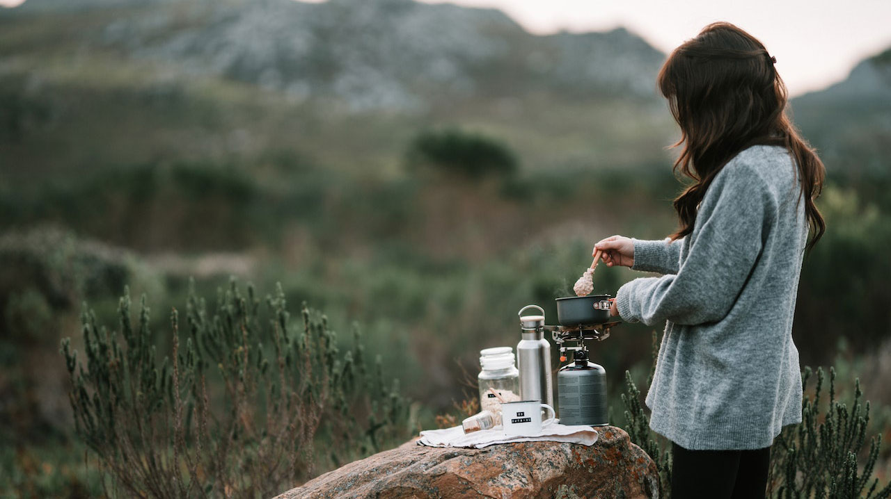 campsite kitchen setup