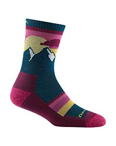 Darn Tough Women's Sunset Ridge Micro Crew Hike Socks, color: dark teal