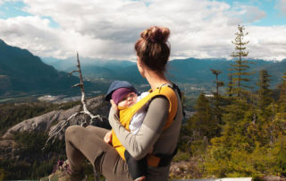 hiking with baby