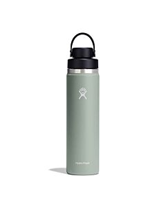 Hydro Flask 24oz Wide Mouth with Flex Chug Cap in the color agave with a white hydro flask logo.