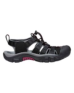 Keen Women's Newport H2 Sandal - Black/Raspberry