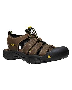 Keen Men's Newport Sandal - Bison, side angled view