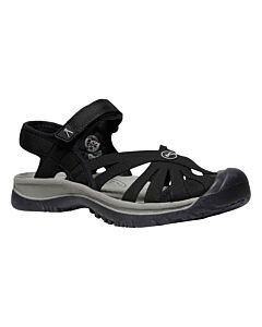 Keen Women's Rose Sandal - Black/Gray, side view