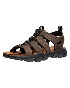 Keen Men's Daytona II Sandal - Bison/Black, side view to the left