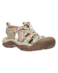 Keen Women's Newport Retro Sandal - Multi Safari, side view