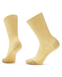 Smartwool Women's Cable Crew Socks, color: honey gold