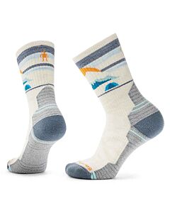 Smartwool Women's Mountain Moon Light Cushion Crew Socks, color: moonbeam