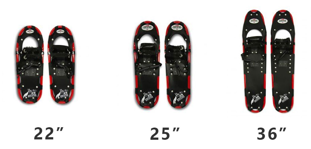 snowshoe sizing