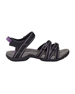 Teva Women's Tirra Sandal, color: Black/Grey, right side view