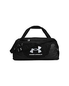 Under Armour UA Undeniable 5.0 Medium Duffle Bag, color: Black/Black, front view