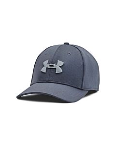 Under Armour Men's Blitzing Cap, color: Downpour Gray, front view