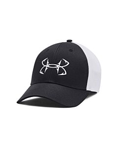 Under Armour Men's Fish Hunter Cap, color: Black, front view