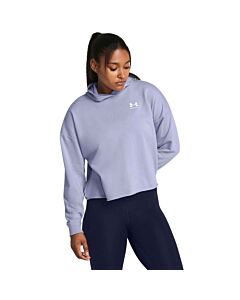 Under Armour Women's UA RIval Terry Hoodie, color: Celeste