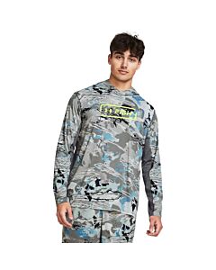 Under Armour Men's UA IsoChill Shorebreak Camo Hoodie, color: Pitch Gray