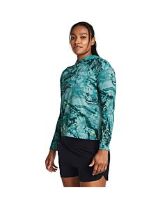 Under Armour Women's UA IsoChill Shore Break Hoodie, color: Radial Turquoise 